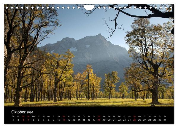 Produktbild: Berge, T&auml;ler & Seen (Wandkalender 2026 DIN A4 quer), CALVENDO Monatskalender