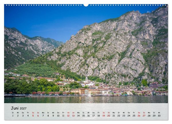 Produktbild: Limone sul Garda - Traumhaftes St&auml;dtchen am Gardasee (hochwertiger Premium Wandkalender 2027 DIN A2 quer), Kunstdruck in Hochglanz
