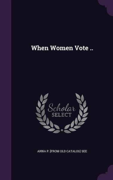 Produktbild: When Women Vote ..