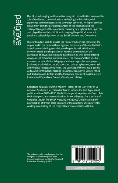 Produktbild: Media and the British Empire