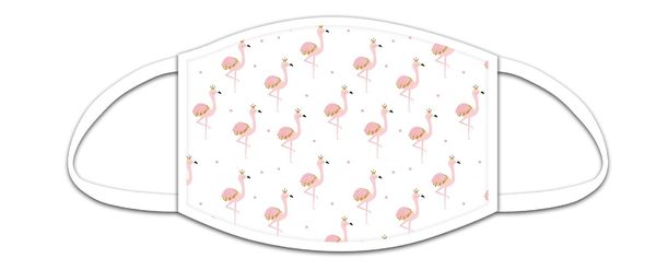 Produktbild: Mund-Nasen-Maske Kids Flamingo