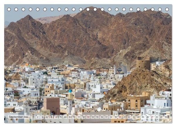 Produktbild: Oman - Historische Perle des Orients (Tischkalender 2026 DIN A5 quer), CALVENDO Monatskalender