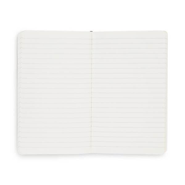 Produktbild: Notizbuch A6 Softcover Midnight Black Liniert, 128 Seiten
