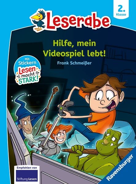 Produktbild: Hilfe, mein Videospiel lebt! - Leserabe 2. Klasse - Erstlesebuch f&uuml;r Kinder ab 7 Jahren