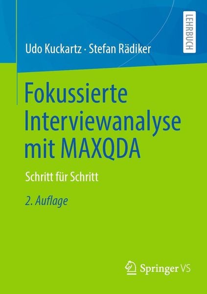 Produktbild: Fokussierte Interviewanalyse mit MAXQDA