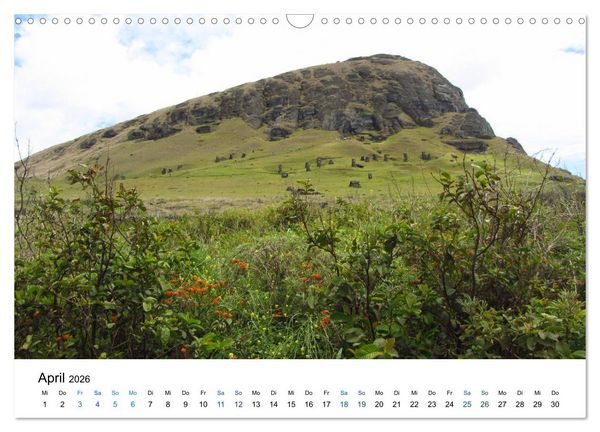 Produktbild: Die Osterinsel - mystisches Inselparadies im S&uuml;dostpazifik (Wandkalender 2026 DIN A3 quer), CALVENDO Monatskalender