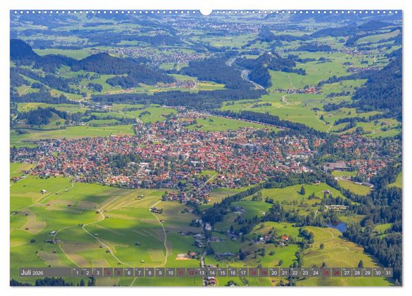 Produktbild: Sch&ouml;ne Wanderungen um Oberstdorf (Wandkalender 2026 DIN A2 quer), CALVENDO Monatskalender