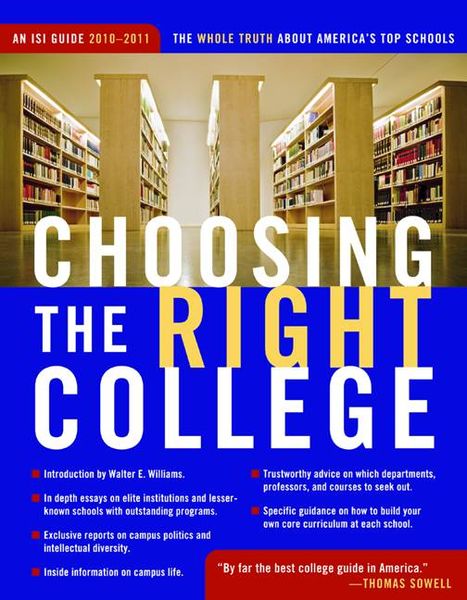 Produktbild: Choosing the Right College 2010-11: The Whole Truth about America's Top Schools