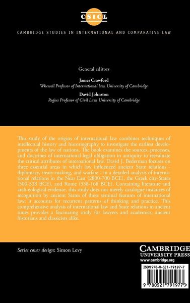 Produktbild: International Law in Antiquity