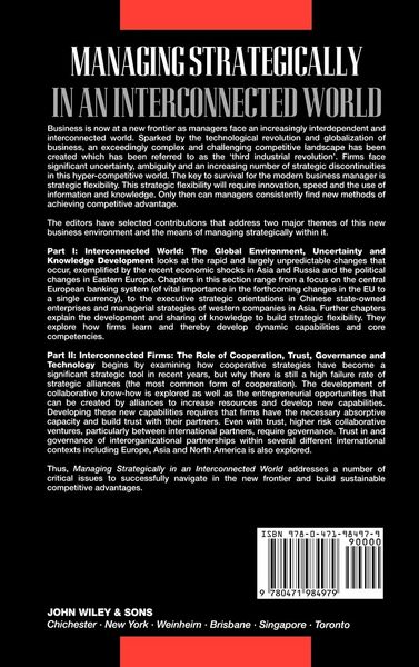 Produktbild: Managing Strategically in an Interconnected World