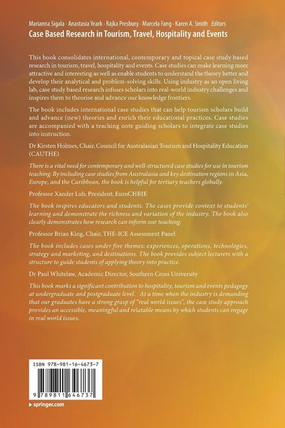 Produktbild: Case Based Research in Tourism, Travel, Hospitality and Events