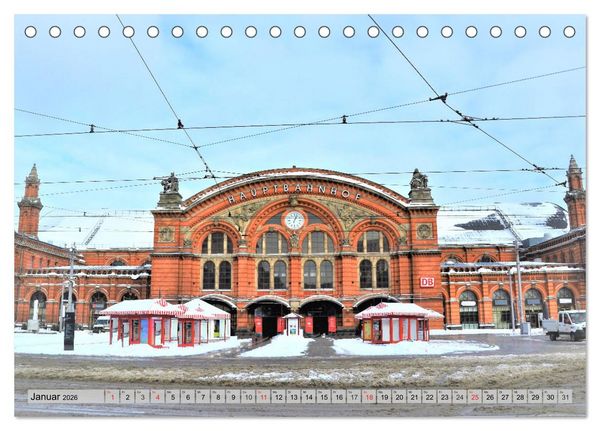 Produktbild: Hansestadt Bremen - Ein Stadtstaat an der Weser (Tischkalender 2026 DIN A5 quer), CALVENDO Monatskalender