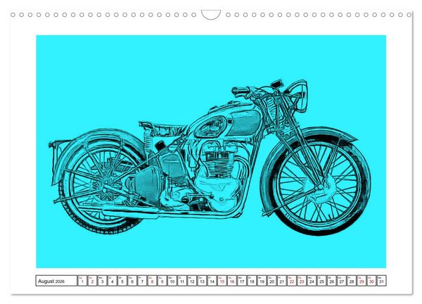 Produktbild: Motor Craft Motorr&auml;der (Wandkalender 2026 DIN A3 quer), CALVENDO Monatskalender