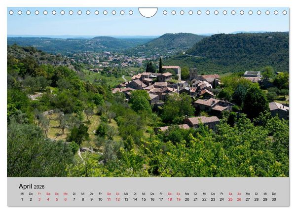 Produktbild: Bezaubernde Ard&egrave;che (Wandkalender 2026 DIN A4 quer), CALVENDO Monatskalender