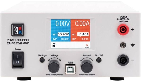 EA Elektro Automatik EA-PS 2042-10B Labornetzgerät, einstellbar 0 - 42 V/DC 0 - 10 A 160 W USB fernsteuerbar Anzahl Ausg