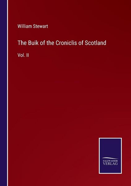 Produktbild: The Buik of the Croniclis of Scotland
