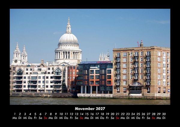 Produktbild: London 2027 Fotokalender DIN A3