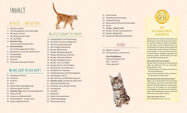 Produktbild: BARF f&uuml;r Katzen