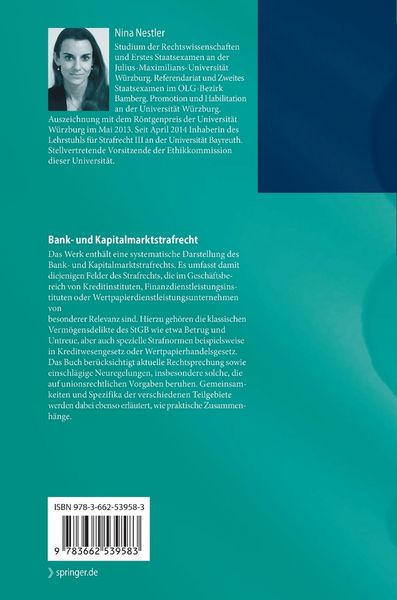 Produktbild: Bank- und Kapitalmarktstrafrecht