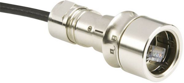 Produktbild: Bulgin PXM6034/A Sensor-/Aktor-Datensteckverbinder Stecker, gerade Polzahl Sensoren: 8P8C 1 St.