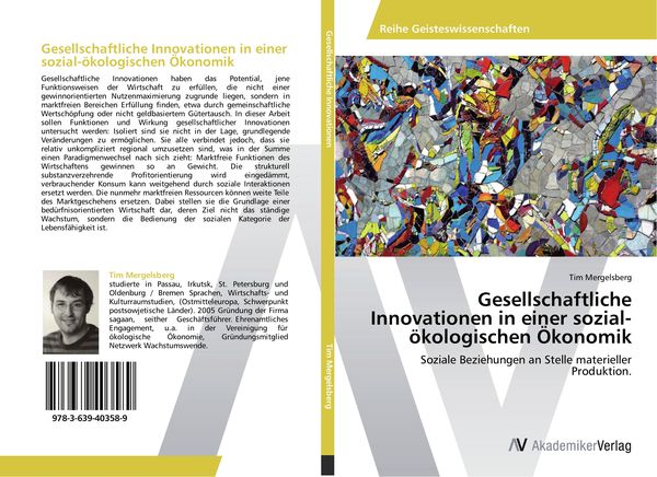 Produktbild: Gesellschaftliche Innovationen in einer sozial-&ouml;kologischen &Ouml;konomik