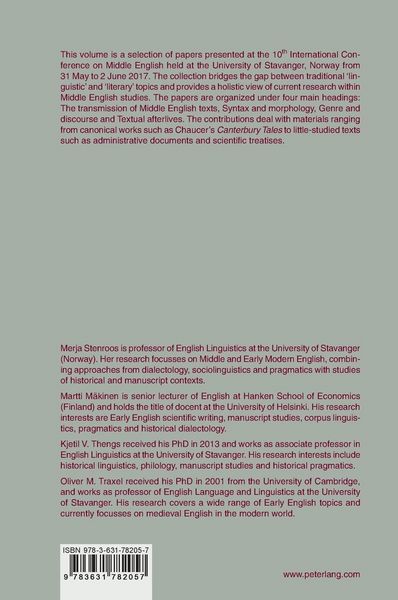 Produktbild: Current Explorations in Middle English