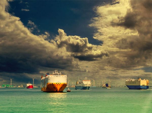 Produktbild: CALVENDO Puzzle Containerschiffe in der Schelde | 2000 Teile Lege-Gr&ouml;&szlig;e 90x67cm Foto-Puzzle f&uuml;r gl&uuml;ckliche Stunden