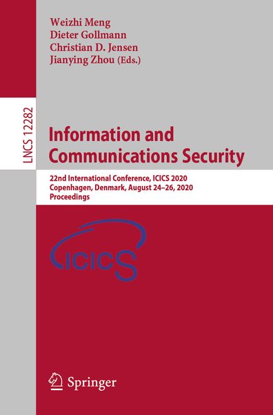 Produktbild: Information and Communications Security