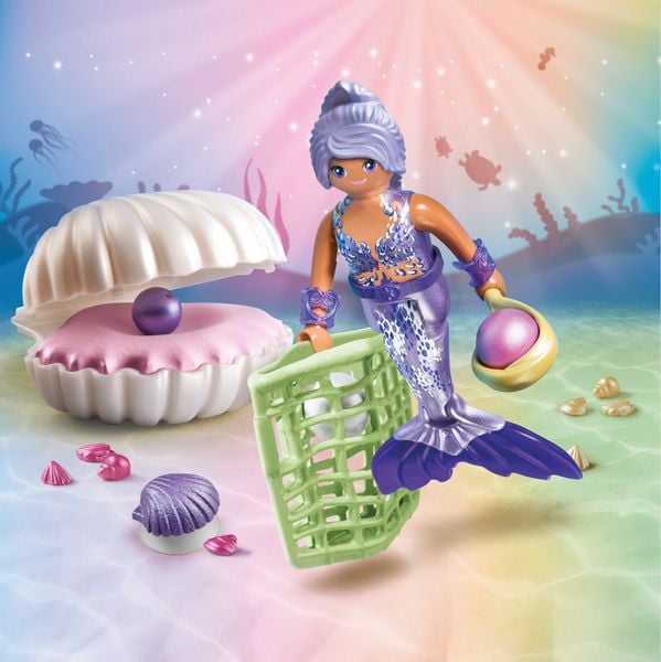 Produktbild: PLAYMOBIL 71502 Meerjungfrau mit Perlmuschel