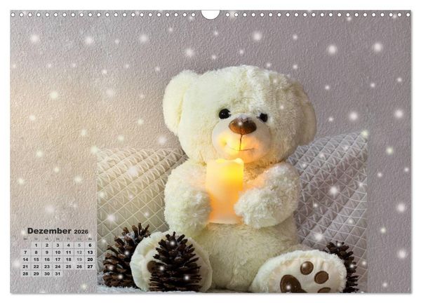Produktbild: Teddys, wollen wir Kalender anschauen? (Wandkalender 2026 DIN A3 quer), CALVENDO Monatskalender