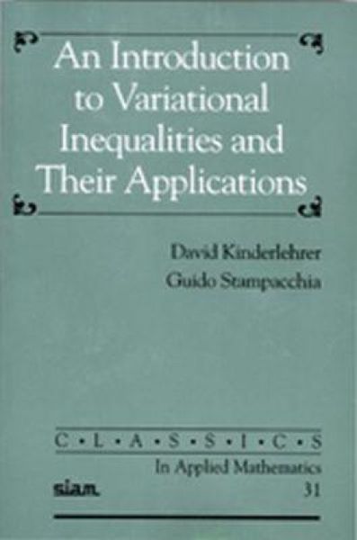 Produktbild: An Introduction to Variational Inequalities and Their Applications