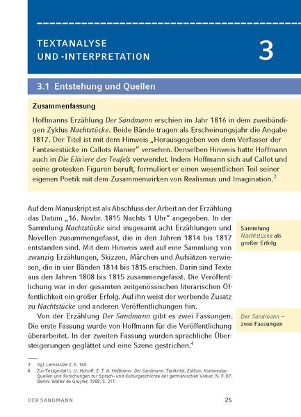 Produktbild: Der Sandmann von E.T.A. Hoffmann