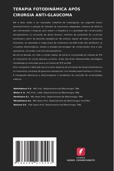 Produktbild: Terapia Fotodin&acirc;mica Ap&oacute;s Cirurgia Anti-Glaucoma