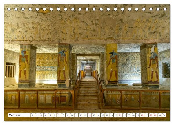 Produktbild: &Auml;gypten - Karnak, die thebanische Nekropole und Luxor (Tischkalender 2027 DIN A5 quer), CALVENDO Monatskalender