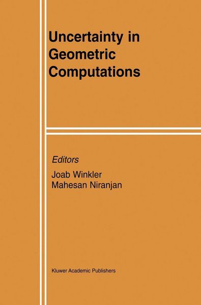 Produktbild: Uncertainty in Geometric Computations