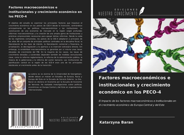 Produktbild: Factores macroecon&oacute;micos e institucionales y crecimiento econ&oacute;mico en los PECO-4