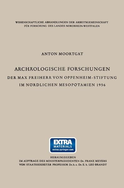 Produktbild: Arch&auml;ologische Forschungen der Max Freiherr von Oppenheim-Stiftung im n&ouml;rdlichen Mesopotamien 1956