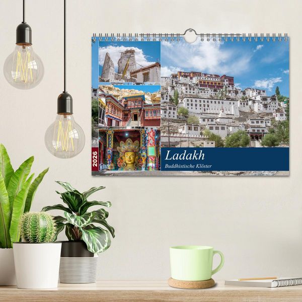 Produktbild: Ladakh - Buddhistische Kl&ouml;ster (Wandkalender 2026 DIN A4 quer), CALVENDO Monatskalender