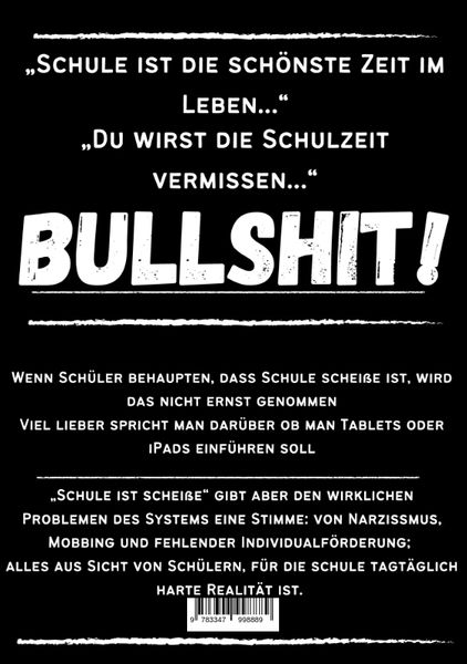 Produktbild: Schule ist Schei&szlig;e