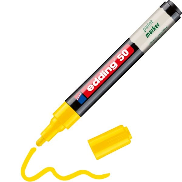 Produktbild: Edding 50 EcoLine 4-50-005 Lackmarker Gelb 2 mm, 3mm