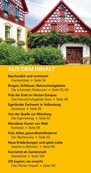 Produktbild: TRESCHER Reisef&uuml;hrer B&ouml;hmisches B&auml;derdreieck