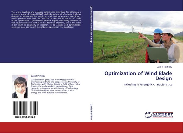 Produktbild: Optimization of Wind Blade Design