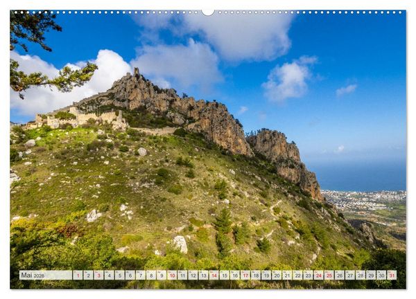 Produktbild: Urlaubsparadies in Nordzypern (hochwertiger Premium Wandkalender 2026 DIN A2 quer), Kunstdruck in Hochglanz