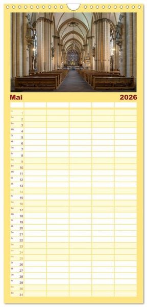 Produktbild: Familienplaner 2026 - Ostwestfalen - Paderborn mit 5 Spalten (Wandkalender, 21 x 45 cm) CALVENDO