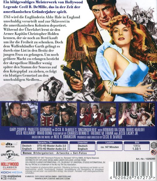 Die Unbesiegten (Unconquered) Von Cecil B. DeMille - Blu-ray | Thalia