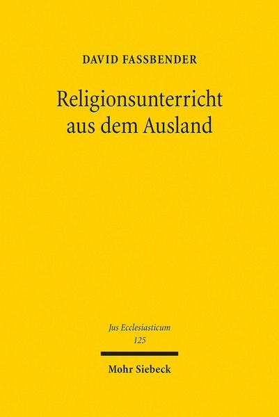 Produktbild: Religionsunterricht aus dem Ausland