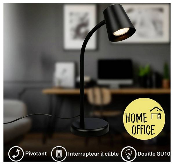 Produktbild: Briloner SKRIVA 7476015 Tischlampe GU10 9W Schwarz