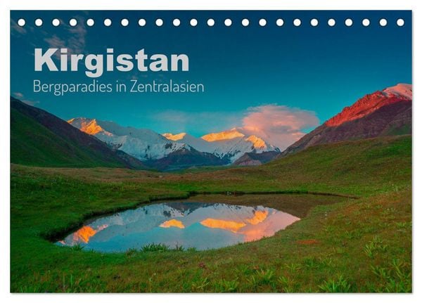 Kirgistan Bergparadies in Zentralasien (Tischkalender 2026 DIN A5 quer), CALVENDO Monatskalender