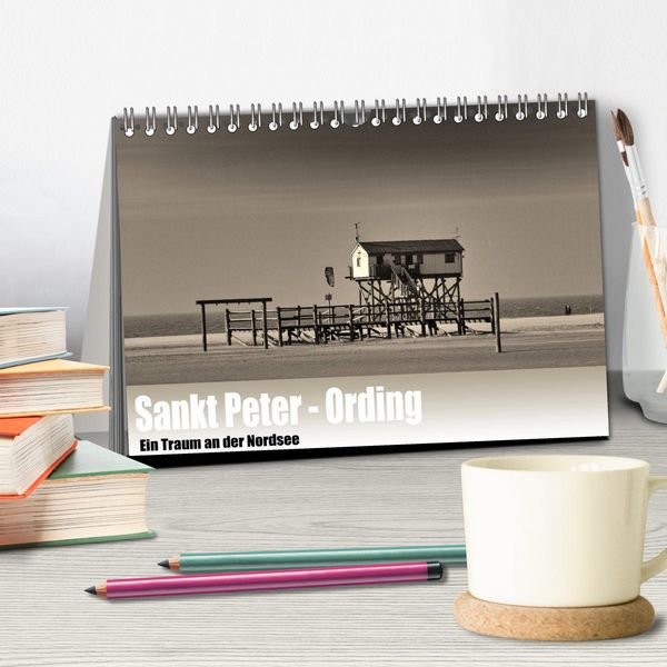 Produktbild: Sankt Peter-Ording. Ein Traum an der Nordsee (Tischkalender 2026 DIN A5 quer), CALVENDO Monatskalender