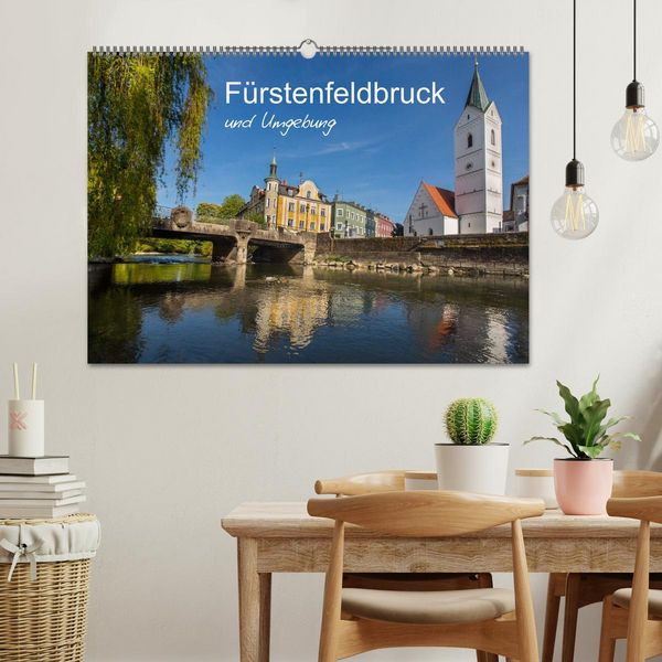 Produktbild: F&uuml;rstenfeldbruck und Umgebung (Wandkalender 2026 DIN A2 quer), CALVENDO Monatskalender
